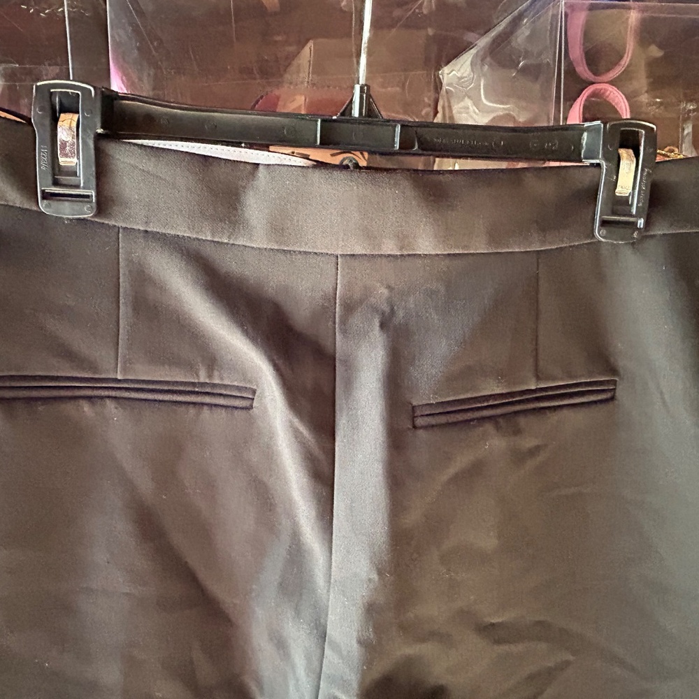 Zara Pleated Long Shorts Black Large Women Bermuda - Picture 8 of 11